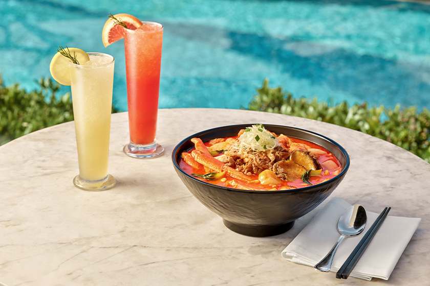 Poolside Bar Signature menu