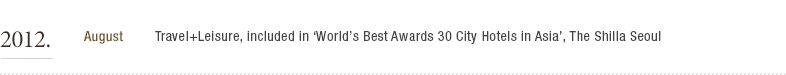 2012 Awards(하단내용 참조)
