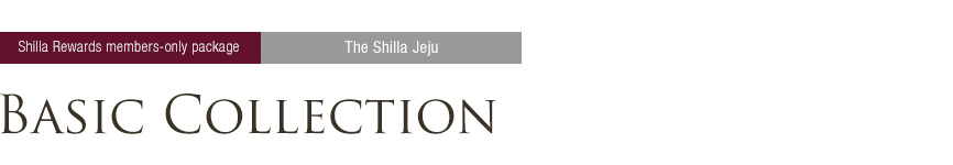 The Shilla Jeju Basic Collection
