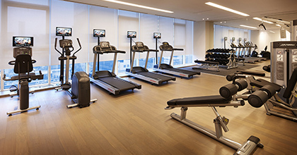 신라스테이 체련장 전경